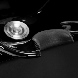 Schamponeringsstol Hair System Edge Noir svart