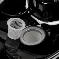 Schamponeringsstol Hair System KOMODO svart