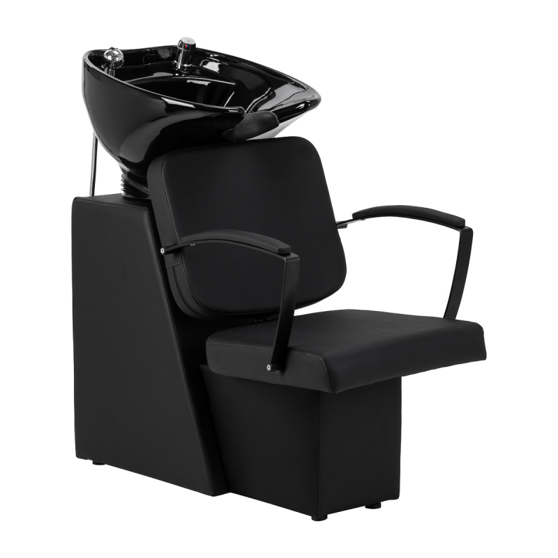 Schamponeringsstol Hair System Edge Noir svart