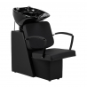 Schamponeringsstol Hair System Edge Noir svart