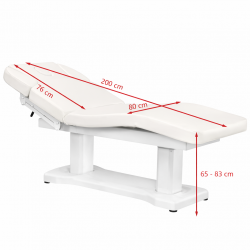 Elektrisk behandlingsbänk / massagesäng AZZURRO 818A uppvärmning, 4-motor