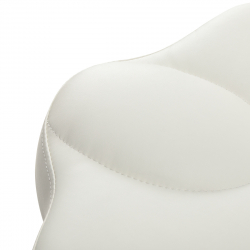 Sadelstol AZZURRO 156F BUMP-UP vit med ryggstöd