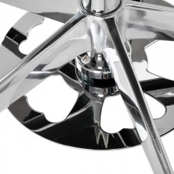 Sadelstol AZZURRO 156F BUMP-UP vit med ryggstöd