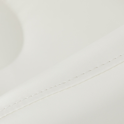 Sadelstol AZZURRO 156F BUMP-UP vit med ryggstöd