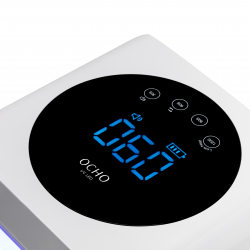 Batteridriven LED / UV nagellampa OCHO X22 72W vit med spegelbotten