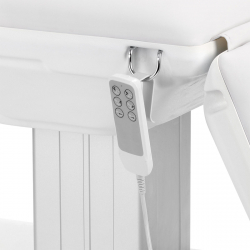Elektrisk behandlingsbänk SILLON ECLIPSE vit 3-motor