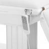 Elektrisk behandlingsbänk SILLON ECLIPSE vit 3-motor