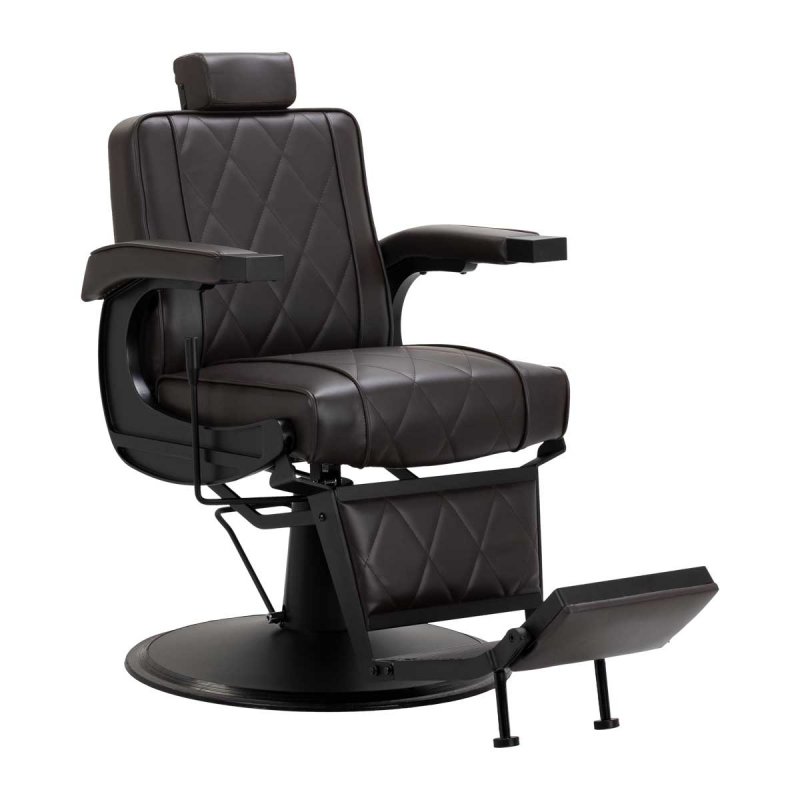 Barberarstol Hair System BM88066B brun