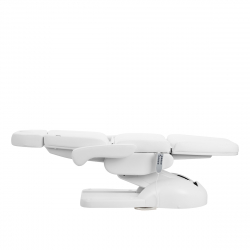 Elektrisk fotvårdsstol / behandlingsbänk Azzurro Lux PEDI vit 5-motor med lutning