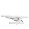 Elektrisk fotvårdsstol / behandlingsbänk Azzurro Lux PEDI vit 5-motor med lutning
