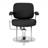 Frisörstol / barberarstol OMEGA Astra Plus svart