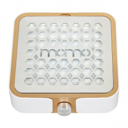 Dammuppsamlare / utsug för naglar MOMO P30 med kassettfilter vit / guld