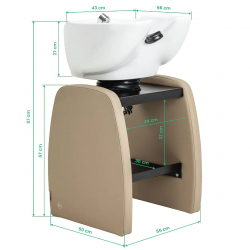 Schamponering Omega Aqualina beige
