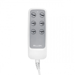 Elektrisk behandlingssäng vit SILLON LUX 3-motor