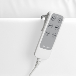 Elektrisk behandlingssäng vit SILLON LUX 3-motor