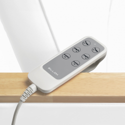 Elektrisk behandlingssäng vit SILLON LUX 3-motor