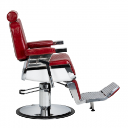 Barberarstol HAIR SYSTEM ROYAL X röd