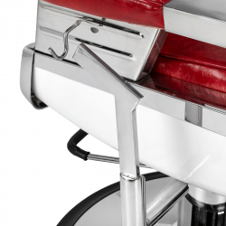Barberarstol HAIR SYSTEM ROYAL X röd