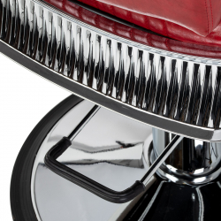Barberarstol HAIR SYSTEM ROYAL X röd