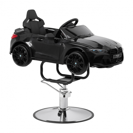 Frisörstol GABBIANO BMW svart för barn