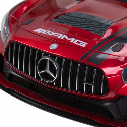 Frisörstol GABBIANO Mercedes röd för barn