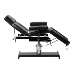 Tatueringsstol / behandlingsbänk PRO INK 210DH med lutning, svart