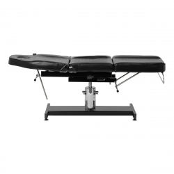 Tatueringsstol / behandlingsbänk PRO INK 210DH med lutning, svart