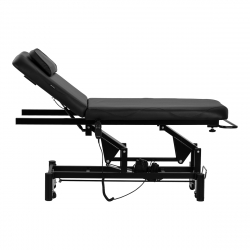 Elektrisk massagebänk / behandlingssäng AZZURRO 684A 1-motor svart