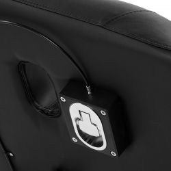 Elektrisk massagebänk / behandlingssäng AZZURRO 684A 1-motor svart
