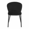 Sammetsstol 4Rico Linea svart