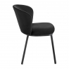 Sammetsstol 4Rico Linea svart