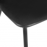 Sammetsstol 4Rico Linea svart
