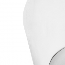 Sammetsstol 4Rico Linea vit