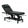 Elektrisk massagebänk / behandlingssäng AZZURRO 684A 1-motor svart