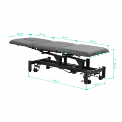 Behandlingssäng / massagebänk Balance Solidum 3 grå
