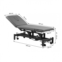 Behandlingssäng / massagebänk Balance Solidum 5 grå