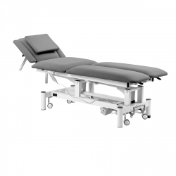 Elektrisk behandlingssäng / massagebänk med lutning Balance Eso PRO grå