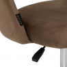 Sammetsstol 4Rico Arco brun