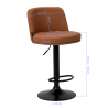 Barstol / receptionsstol 4Rico Modo brun