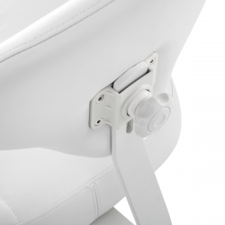 Sadelstol AZZURRO 156F BUMP-UP snövit med ryggstöd