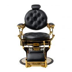 Barberarstol GABBIANO NICCOLO Gold svart