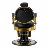 Barberarstol GABBIANO NICCOLO Gold svart