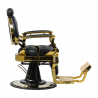 Barberarstol GABBIANO NICCOLO Gold svart