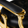 Barberarstol GABBIANO NICCOLO Gold svart