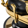 Barberarstol GABBIANO NICCOLO Gold svart