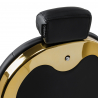 Barberarstol GABBIANO NICCOLO Gold svart