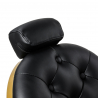 Barberarstol GABBIANO NICCOLO Gold svart