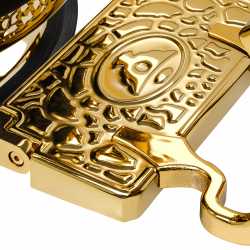 Barberarstol GABBIANO NICCOLO Gold svart