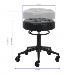 Arbetspall GABBIANO D054G svart