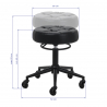 Arbetspall GABBIANO D054G svart